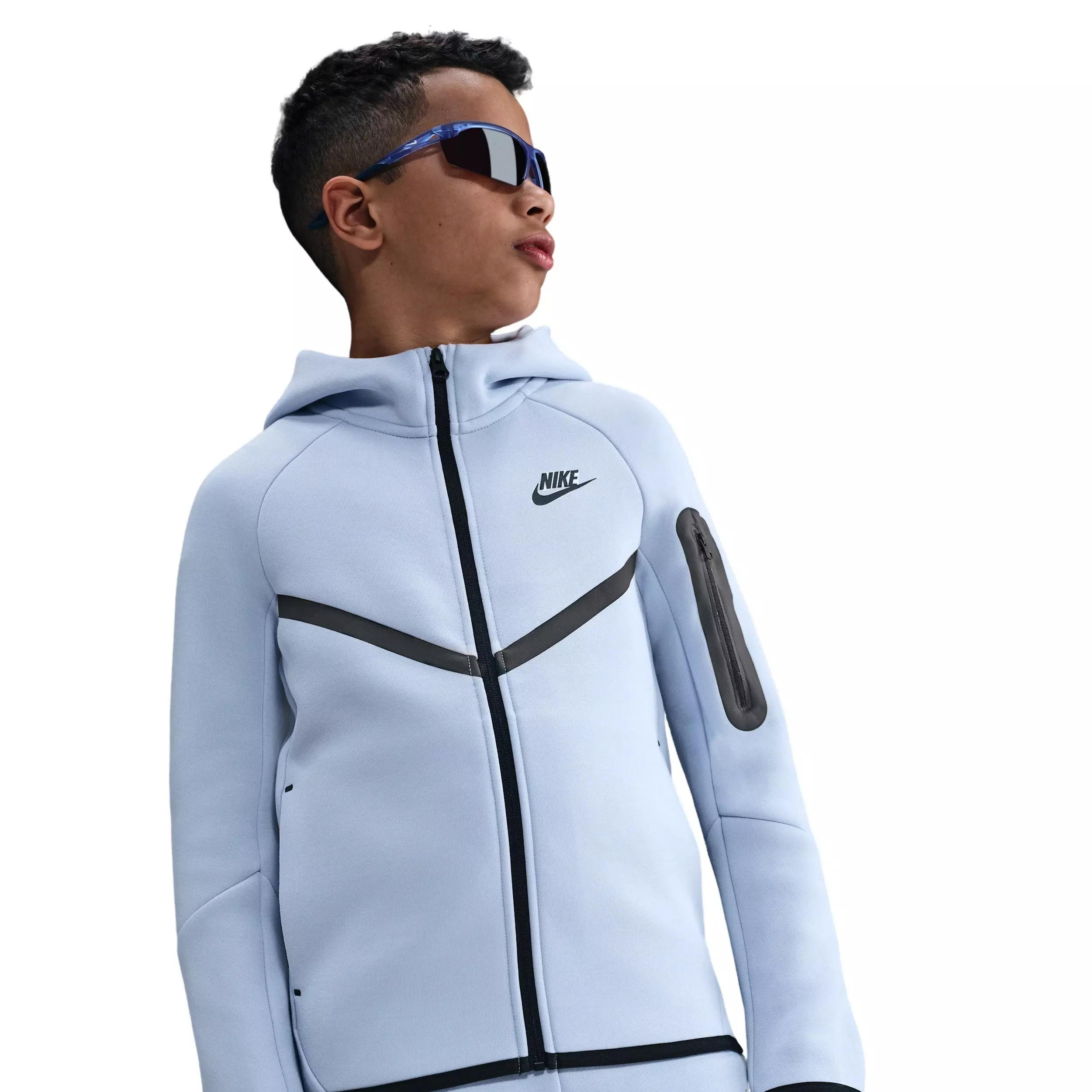 Nike Big Boys' Sportswear Tech Fleece Full-Zip Hooded Jacket